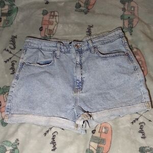 Wild Fable Blue Denim High-Waisted Jean Shorts